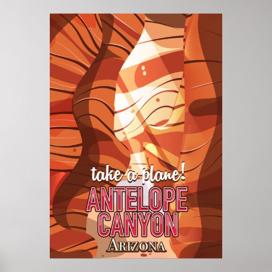 Antelope Canyon Arizona reisposter Poster (Voorkant)