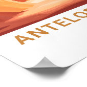 Antelope Canyon Arizona Reisprint Poster (Hoek)