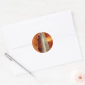Antelope Canyon Arizona Ronde Sticker (Envelop)