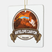 Antelope Canyon Arizona Travel Badge Keramisch Ornament (Links)