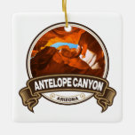 Antelope Canyon Arizona Travel Badge Keramisch Ornament<br><div class="desc">Antelope Canyon fotorealistisch ontwerp. Navajo Upper Antelope Canyon is een slot canyon in het Amerikaanse zuidwesten.</div>