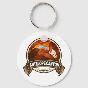 Antelope Canyon Arizona Travel Badge Sleutelhanger