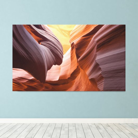 Antelope Canyon Arizona United States Canvas Print (Insitu (Houten vloer))