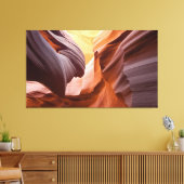 Antelope Canyon Arizona United States Canvas Print (Insitu (Woonkamer))