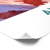 Antelope Canyon, Arizona, Verenigde Staten Perfect Poster (Hoek)