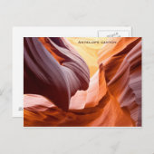 "Antelope canyon" Briefkaart (Voorkant / Achterkant)