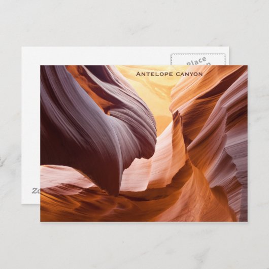 "Antelope canyon" Briefkaart (Voorkant / Achterkant)