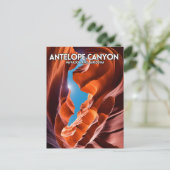 Antelope Canyon Briefkaart (Staand voorkant)