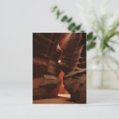 Antelope Canyon briefkaart (Staand voorkant)