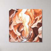 Antelope Canyon Canvas Afdruk (Voorkant)