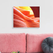 Antelope Canyon in Arizona Canvas Afdruk (Insitu (Woonkamer))