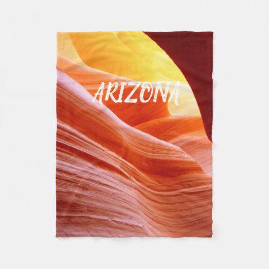 Antelope Canyon in Arizona Fleece Deken (Voorkant)