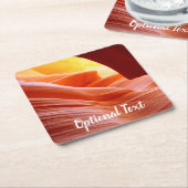 Antelope Canyon in Arizona Kartonnen Onderzetters (Schuin)