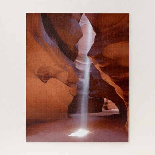 Antelope Canyon in Arizona met lichtstraal Legpuzzel (Verticaal)