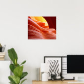 Antelope Canyon in Arizona Poster (Thuiskantoor)