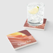 Antelope Canyon in Arizona Stenen Onderzetter (Zijkant)