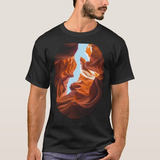 Antelope Canyon Natuur Uitzicht T-shirt (Voorkant)
