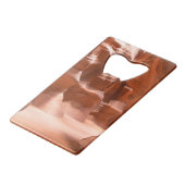 Antelope Canyon, natuurlijk lit Creditkaart Flessenopener (Achterkant Gekanteld)