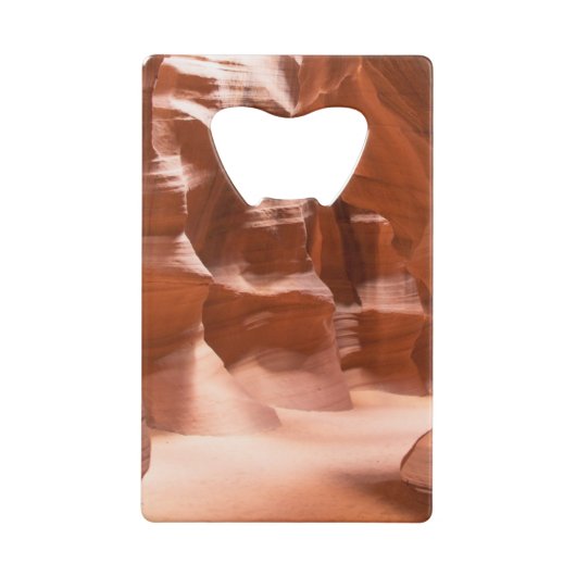 Antelope Canyon, natuurlijk lit Creditkaart Flessenopener (Achterkant)