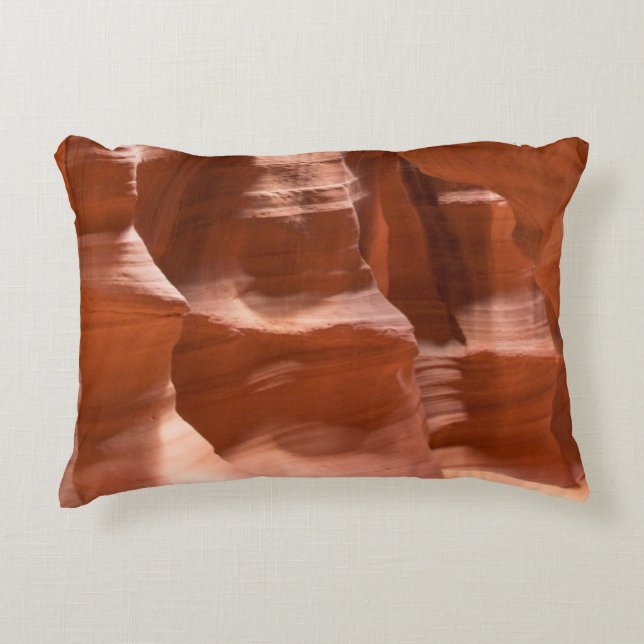 Antelope Canyon, natuurlijk lit Decoratief Kussen (Voorkant)