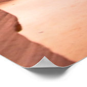 Antelope Canyon, natuurlijk lit Poster (Hoek)