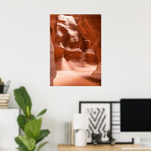 Antelope Canyon, natuurlijk lit Poster (Thuiskantoor)
