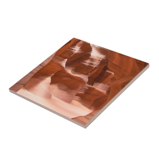 Antelope Canyon, natuurlijk lit Tegeltje (Zijkant)