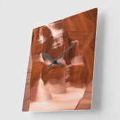 Antelope Canyon, natuurlijk lit Vierkante Klok (Hoek)