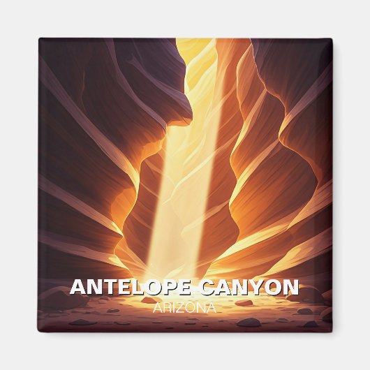 Antelope Canyon Navajo Nation Skylight Magneet (Voorkant)