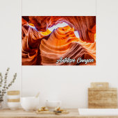Antelope Canyon Navajo Nation, Verenigde Staten Poster (Keuken)