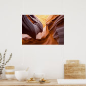 Antelope Canyon of Kurkentrekker Canyon, Arizona.. Poster (Keuken)