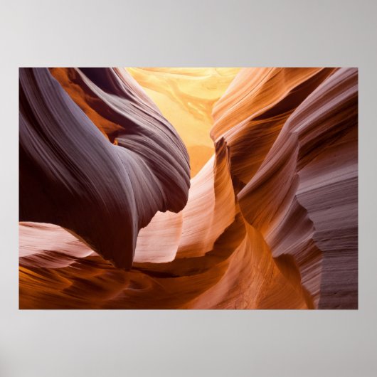 Antelope Canyon of Kurkentrekker Canyon, Arizona.. Poster (Voorkant)