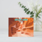 Antelope Canyon Page Arizona  Briefkaart (Staand voorkant)