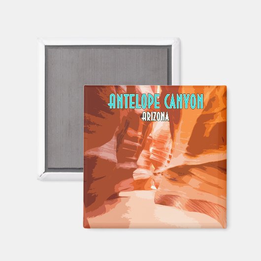 Antelope Canyon Page Arizona Magneet (Voorkant / Achterkant)