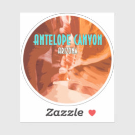 Antelope Canyon Page Arizona  Sticker