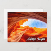 Antelope Canyon, Page, Arizona, Verenigde Staten Briefkaart (Voorkant / Achterkant)