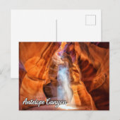Antelope Canyon, Page, Arizona, Verenigde Staten Briefkaart (Voorkant / Achterkant)