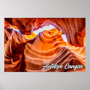 Antelope Canyon, Page, Arizona, Verenigde Staten Poster