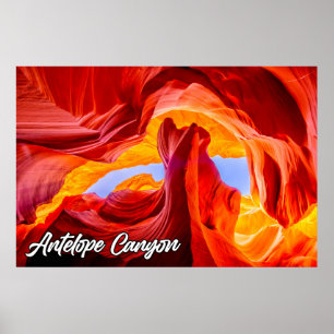 Antelope Canyon, Page, Arizona, Verenigde Staten Poster