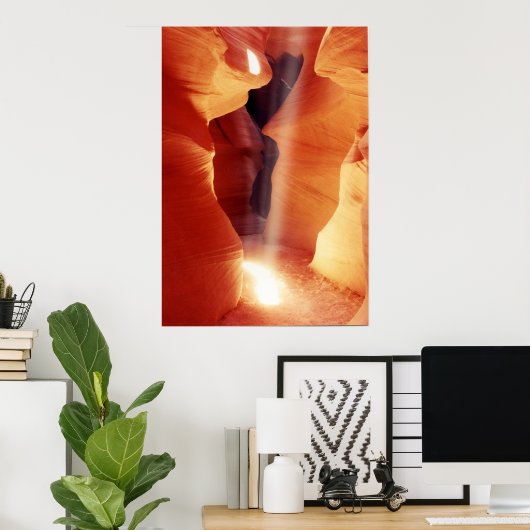 Antelope Canyon Poster (Thuiskantoor)