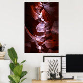 Antelope Canyon Poster (Thuiskantoor)