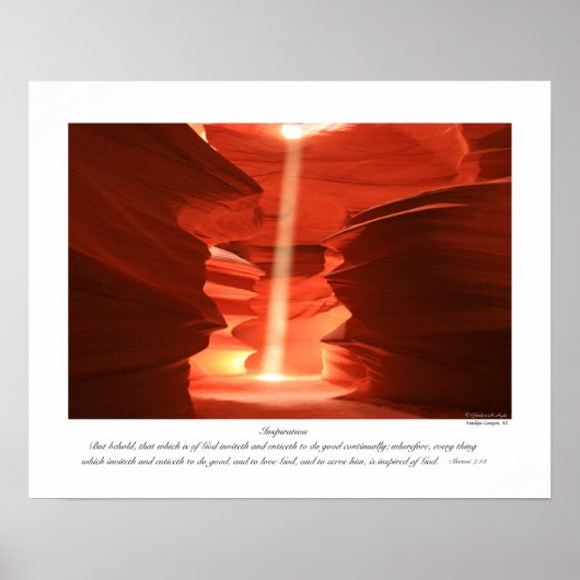 Antelope Canyon Poster (Voorkant)
