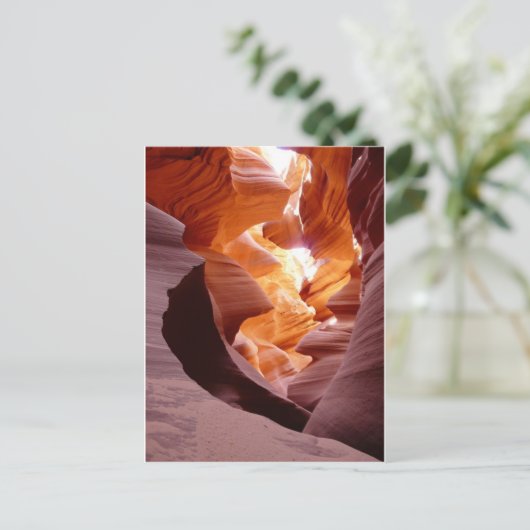 Antelope Canyon Sandstone Briefkaart (Staand voorkant)