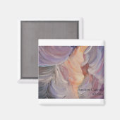 Antelope Canyon schilderij in olie Magneet (Voorkant / Achterkant)