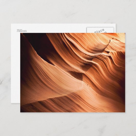 Antelope Canyon Shapes Briefkaart (Voorkant / Achterkant)