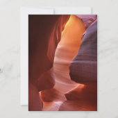 Antelope Canyon-sleufformaties Bedankkaart (Voorkant)