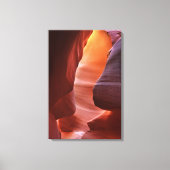 Antelope Canyon-sleufformaties Canvas Afdruk (Voorkant)