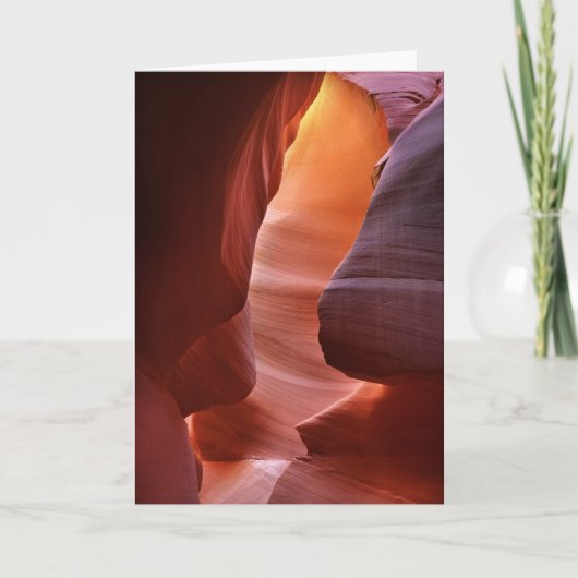 Antelope Canyon-sleufformaties Kaart (Voorkant)