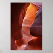 Antelope Canyon-sleufformaties Poster (Voorkant)