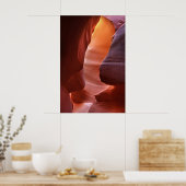Antelope Canyon-sleufformaties Poster (Keuken)